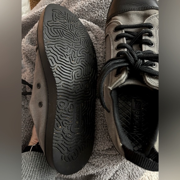 WOOBIES Men’s MOD-1 OD GREEN Canvas  Shoe Low Top Lace Up Size 6.5 Men 8 Women - Picture 7 of 10